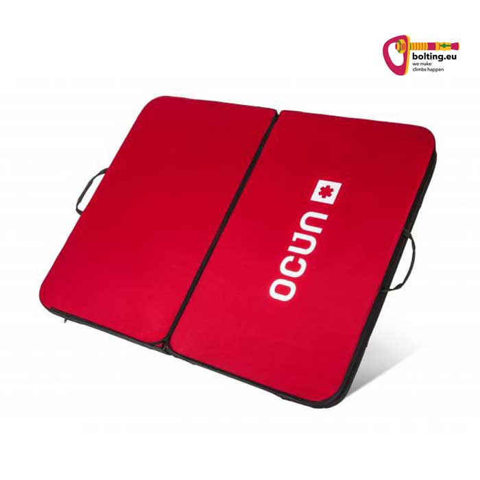 Rote Ocun Sundance Bouldermatte auseinandergefaltet.