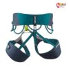 Blau - türkiser Edelrid Jay IV Allround Klettergurt von der Rückseite auf weißem Hintergrund.