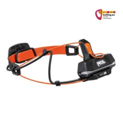 Petzl Nao RL Stirnlampe mit orangem Stirnband