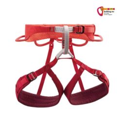Roter Petzl Luna Damen Klettergurt von vorne.