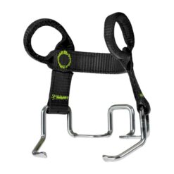 Schwarze Edelrid Crampon Binding Soft Back mit Edelstahl Rahmen.