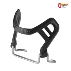 Schwarzes Edelrid Spare Crampon Soft Binding Back Fersenkörbchen für Steigeisen.