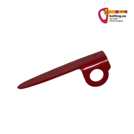 Roter Kop de Gas Hardened Knifeblades Diables Messerhaken und buntes bolting.eu Logo.