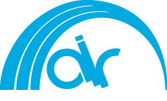 Hellblaues Logo von AirG Family auf weißem Grund.