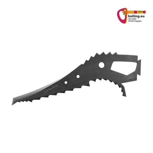 Schwarze Edelrid Mixed Blade Eishaue mit Spitze nach links.