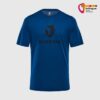 Blaues Black Yak Herren Ramo Yak Logo T-Shirt von vorne.