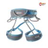 Blau grauer Ocun Twist Tech Eco Klettergurt von der Rückseite.