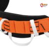 Hüftband des Petzl Aven Speleogurt mit weißen Matertialschlaufen aus HDPE MAterial.