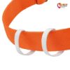 Orange weiße Materialschlaufen eines Petzl Superavanti Höhlengurtes.
