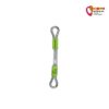Grau grüne Camp Cable Express für Indoor Kletterwände in 18cm aufrecht in weißem Quadrat.