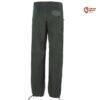 E9 Onda Belt VS Herren Kletterhose aus Cord Stoff und junglegreen Farbe von der Rückseite.