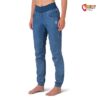 Rafiki Chain Damen Jeans Kletterhose von der Seite an einem bauchfreien Modell.