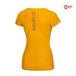 Gelbes Ocun T Sling Klettershirt von der Rückseite.