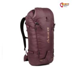 Violetter Blue Ice Warthog Kletterrucksack von vorne.