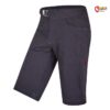 Graue Ocun Honk Shorts Klettershort von vorne.