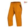 Orange Ocun Jaws 3/4 Kletterhose von der Seite.