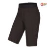 Braune Ocun Mania Short Klettershort von der Seite mit hochgezogenem, schwarzen Bund.