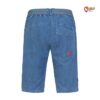 Blaue Jeans Klettershort für Herren von Rafiki von der Rückseite.
