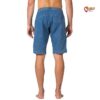 Blaue Rafiki Beta Jeans Klettershort für Männer von der Rückseite.