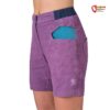 Violette Rafiki Damen Leinen Klettershort von der Seite.
