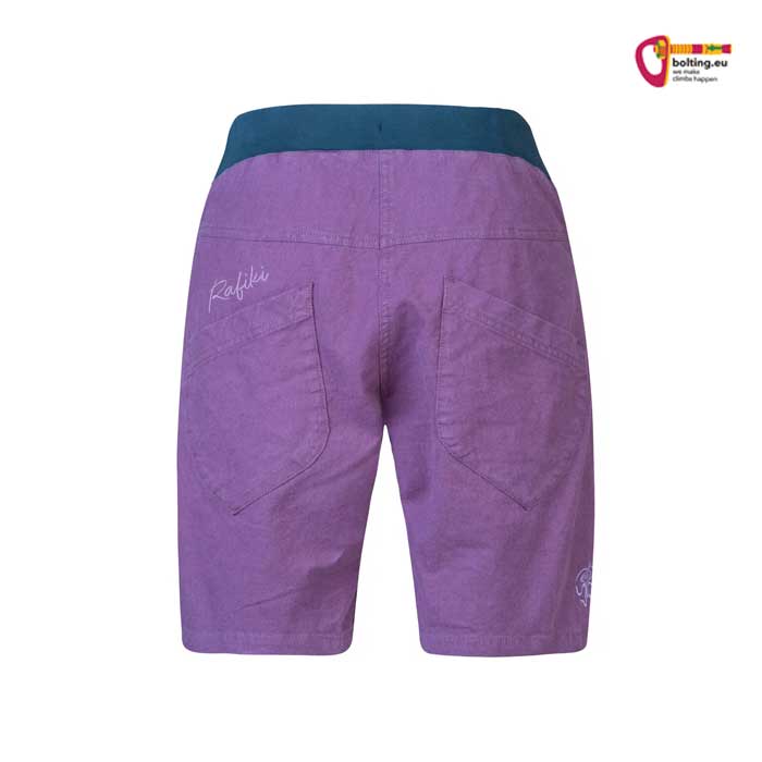 Violette Rafiki Juno Klettershort von hinten.