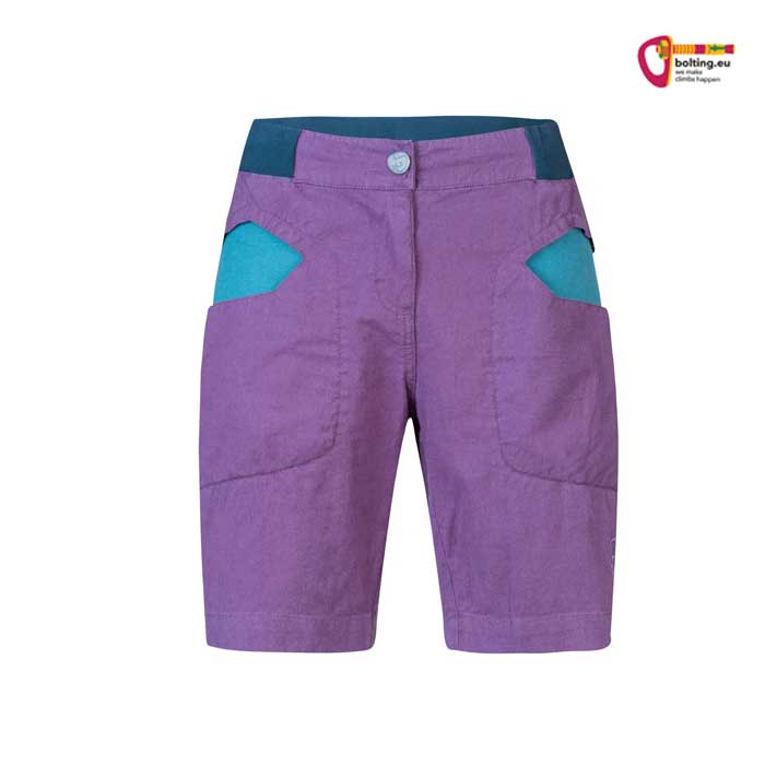 Violette Rafiki Damen Leinen Klettershort von vorne.