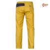Gelbe Rafiki Crag Kletterhose für Herren von der Rückseite.