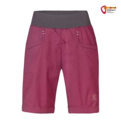 Violette Rafiki Misty leichte Damen Klettershort von vorne.
