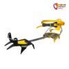 Gelb schwarze Grivel G Rider Steigeisen für Tourenskischuhe von der Seite.
