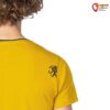 Affen Logo auf gelbem Rafiki Zone Herren Klettershirt an der hinteren Schulter.
