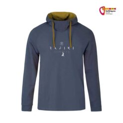 Graublaues Rafiki Traverse Kletter Langarmshirt von vorne.