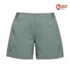 Graublaue Black Diamond Sierra Shorts Women von vorne vor weißem Hintergrund.