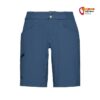 Blaue Black Diamond Valley Shorts Woman vor weißem Hintergrund.