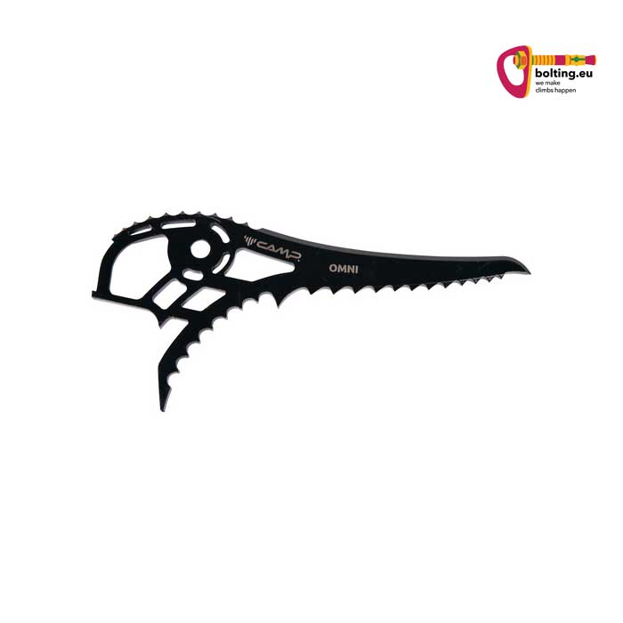 Schwarze Camp Omni Eishaue für X Dream und X All Mountain Eisgeräte vor weißem Hintergrund.