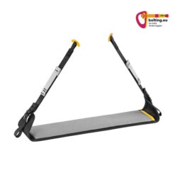 Schwarz gelbes Petzl Litepod Industriekletter Sitzbrett