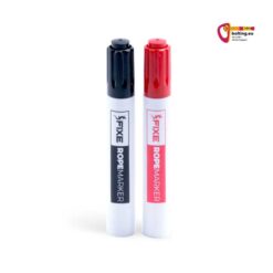 Zwei Seilmarkierung Stifte in rot und schwarz vertikal nebeneinander.