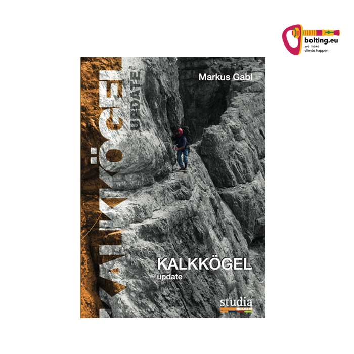 Cover des Kletterführer Kalkkögel update auf weißem Hintergrund.