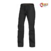 Antrazit farbene Ocun Zera Pant langgestellte Damen Kletterhose von der Vorderseite.