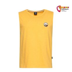 Oranges Chillaz Calanques Mountain Patch Klettershirt von der Vorderseite.