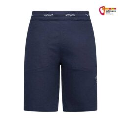 Dunkelblaue La Sportiva Bolt Short Men von vorne vor weißem Hintergrund.