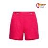 Pinke La Sportiva Bolt Short Woman von vorne vor weißem Hintergrund.