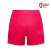 Pinke La Sportiva Bolt Short Woman von hinten vor weißem Hintergrund.