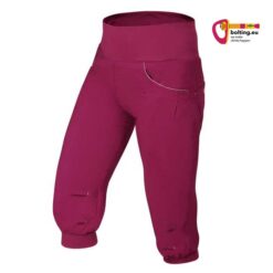 Lila Ocon 3/4 Damen Kletterhose Noya Short von vorne.