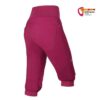 Lila Ocun Noya Shorts Damen 3/4 Kletterhose schräg von hinten.