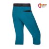 Blaue Ocun Jaws 3/4 Kletterhose schräg von hinten.