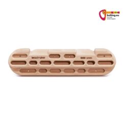 Beastmaker 1000 Kletter Fingerboard aus hellem Birkenholz waagrecht auf weißem Hintergrund.