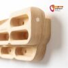 Rechte Seite des YY VerticalBoard First Holz Hangboards.
