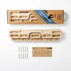 YY VerticalBoard First Holz Hangboard Set aus Balken, Schrauben, Installationsanleitung.