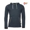 Blauer Chillaz Alicante Kletterhoodie mit Kordelzug auf weißem Hintergrund.
