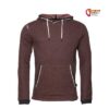 Roter Chillaz Alicante Kletterhoodie mit Kordelzug auf weißem Hintergrund.